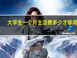 大学生一个月生活费多少才够用啊