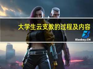 大学生云支教的过程及内容