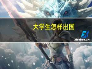 大学生怎样出国