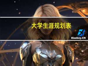 大学生涯规划表