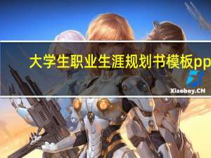 大学生职业生涯规划书模板ppt（大学生职业生涯规划书4000字）