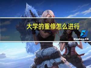 大学的重修怎么进行