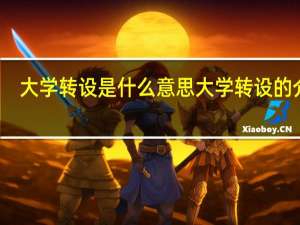 大学转设是什么意思 大学转设的介绍