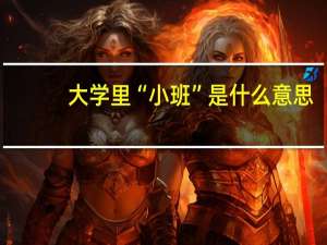 大学里“小班”是什么意思