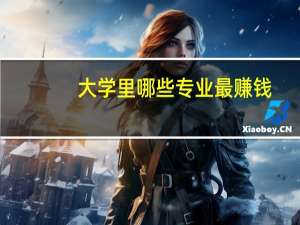 大学里哪些专业最赚钱