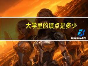 大学里的绩点是多少