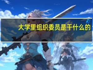 大学里组织委员是干什么的