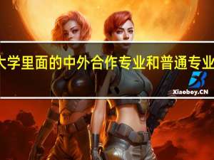 大学里面的中外合作专业和普通专业一样吗