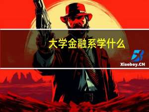 大学金融系学什么