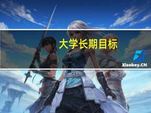 大学长期目标