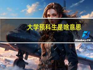 大学预科生是啥意思