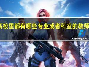 大学高校里都有哪些专业或者科室的教师需要评职称