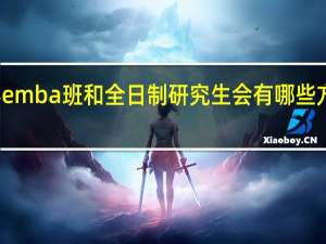 大学emba班和全日制研究生会有哪些方面的区别