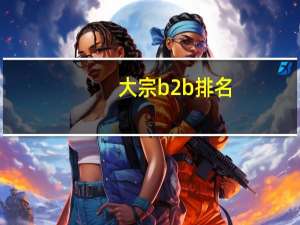 大宗b2b排名