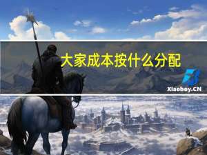 大家成本按什么分配