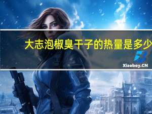大志 泡椒臭干子的热量是多少