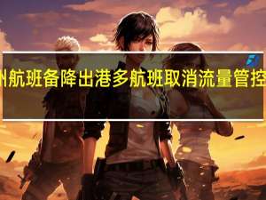 大批飞福州航班备降 出港多航班取消 流量管控导致大面积延误