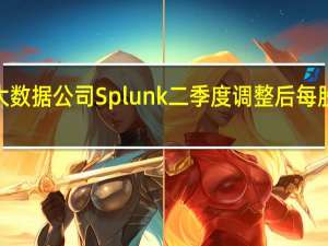 大数据公司Splunk二季度调整后每股收益0.71美元去年同期为0.09美元