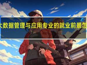 大数据管理与应用专业的就业前景怎么样呢