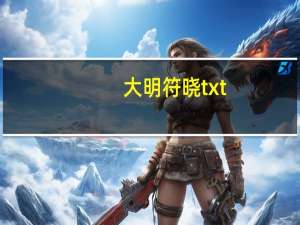 大明符晓txt