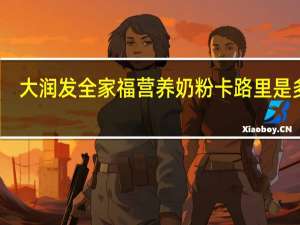 大润发 全家福营养奶粉卡路里是多少