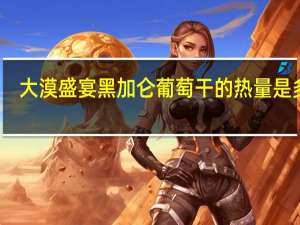 大漠盛宴 黑加仑葡萄干的热量是多少