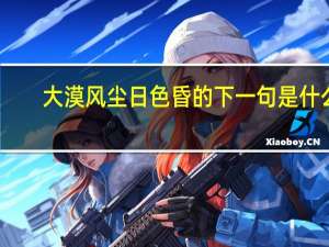 大漠风尘日色昏的下一句是什么