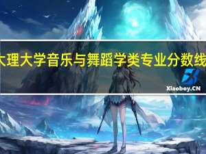 大理大学音乐与舞蹈学类专业分数线是多少