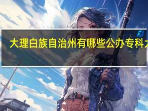 大理白族自治州有哪些公办专科大学