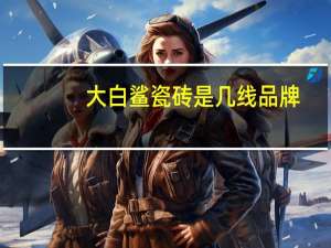 大白鲨瓷砖是几线品牌