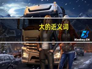 大的近义词