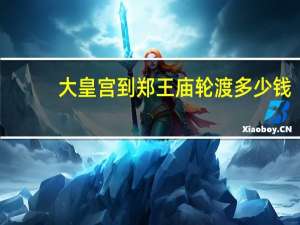 大皇宫到郑王庙轮渡多少钱（大皇宫到郑王庙轮渡）
