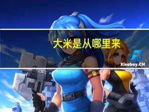 大米是从哪里来
