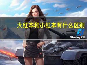大红本和小红本有什么区别（大红本）