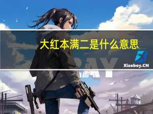 大红本满二是什么意思（大红本）