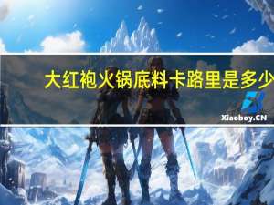 大红袍 火锅底料卡路里是多少