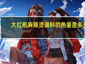 大红袍 麻辣烫调料的热量是多少