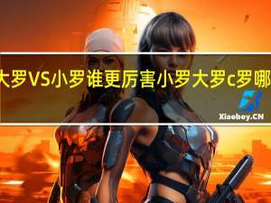大罗VS小罗谁更厉害 小罗大罗c罗哪个厉害
