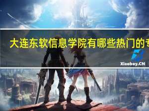 大连东软信息学院有哪些热门的专业