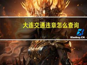 大连交通违章怎么查询