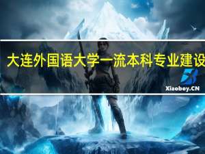 大连外国语大学一流本科专业建设名单