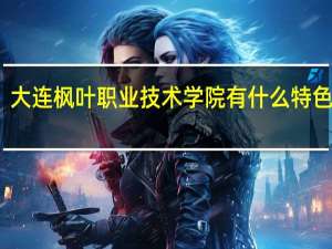 大连枫叶职业技术学院有什么特色专业，专业排名如何