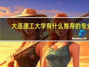 大连理工大学有什么推荐的专业