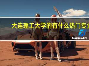 大连理工大学的有什么热门专业