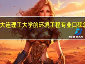 大连理工大学的环境工程专业口碑怎么样