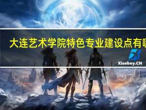 大连艺术学院特色专业建设点有哪些