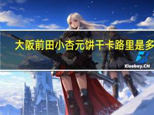 大阪前田 小杏元饼干卡路里是多少