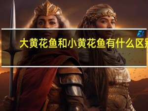 大黄花鱼和小黄花鱼有什么区别