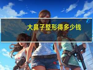大鼻子整形得多少钱(鼻综合整形要多少钱)