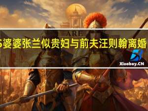 大S婆婆张兰似贵妇 与前夫汪则翰离婚内幕曝光